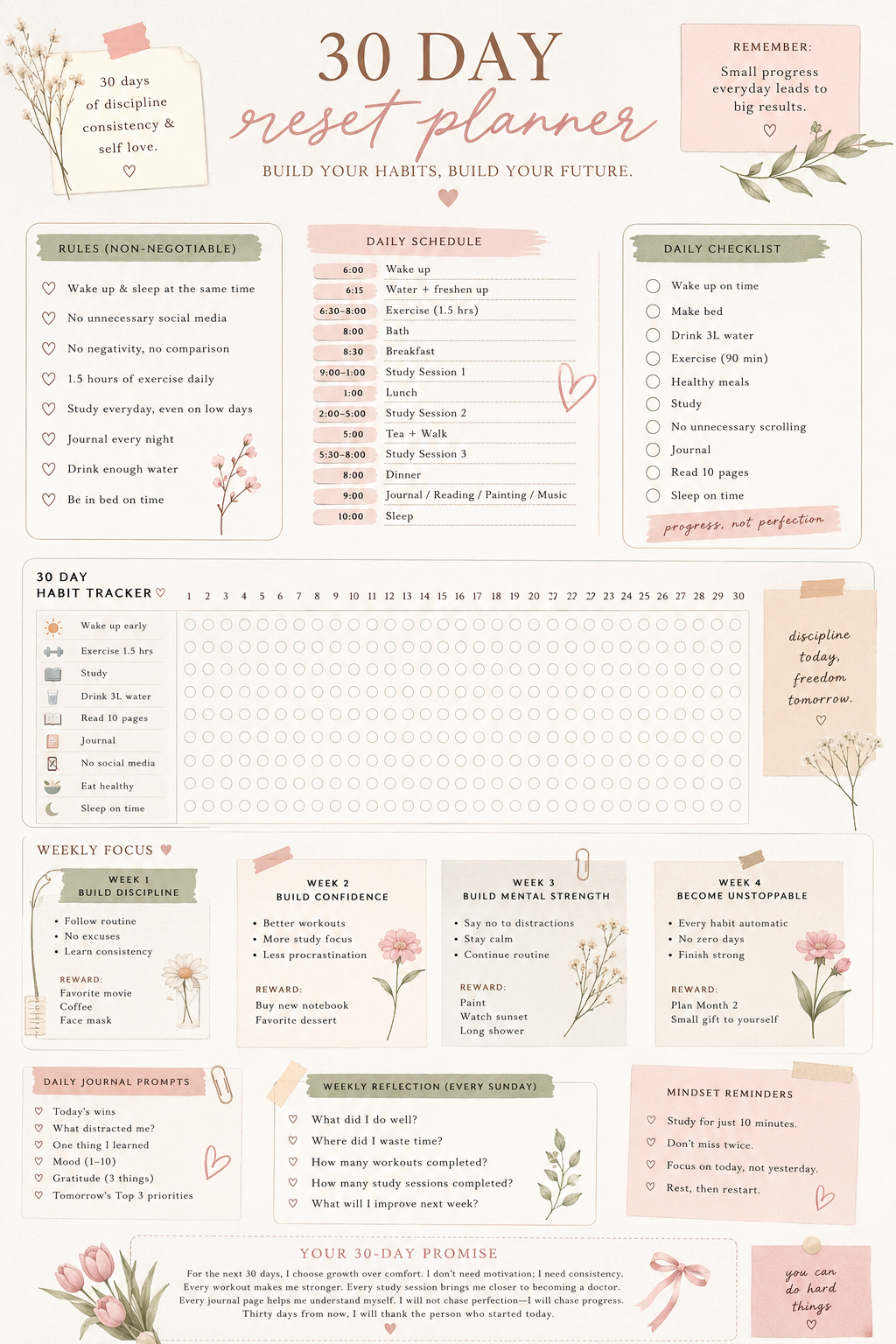Aesthetic Printable Planners For Everyday Planning ✨ Organize your life with Instant Download Planner Pages perfect for students, professionals, entrepreneurs and anyone looking to improve productivity. 🚀 🎯 Find Your Perfect Planner #PlannerPrintables #InstantDownload #PlannerTemplate #Productivity #PlannerAddict