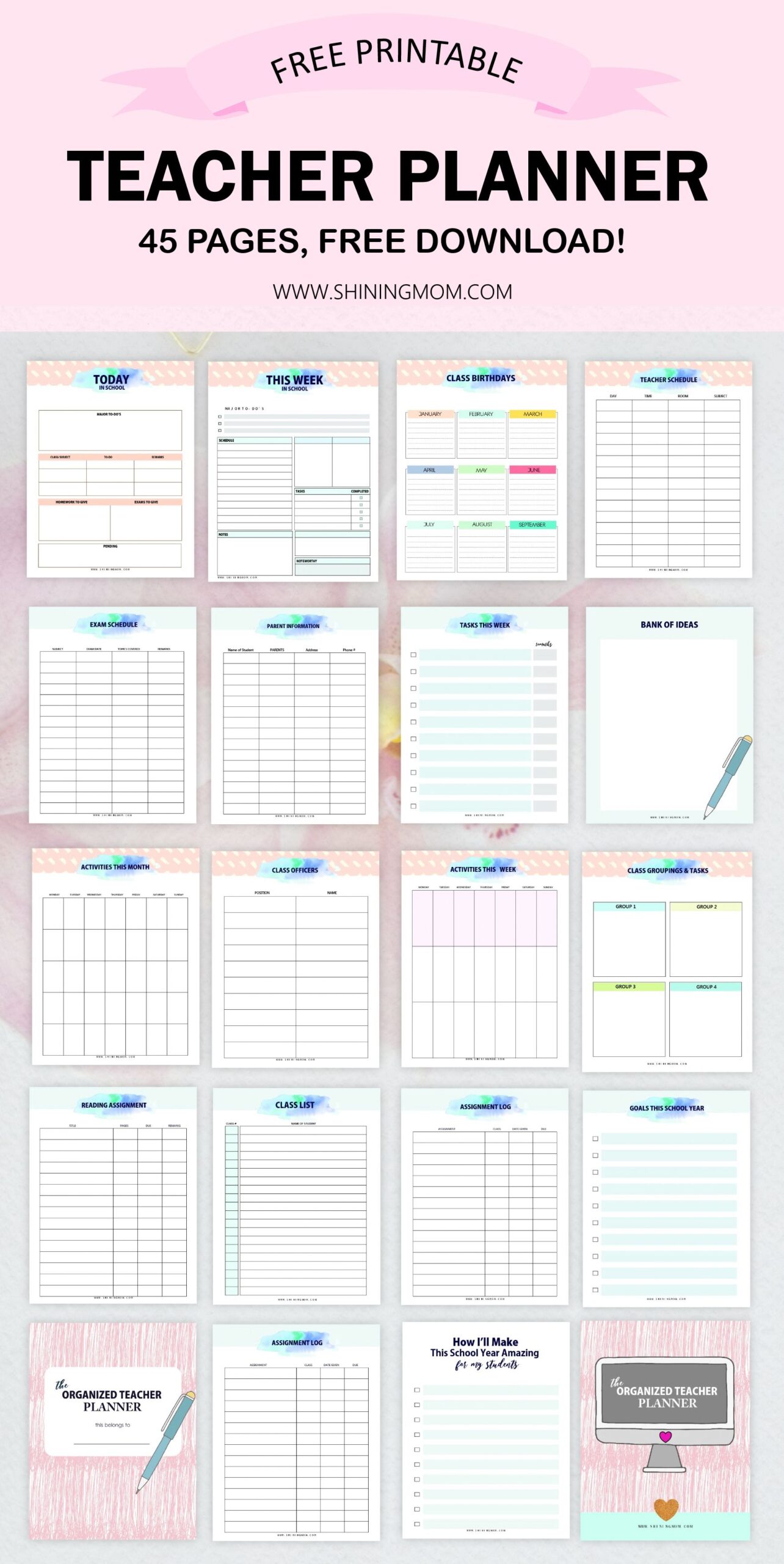 Ultimate Planner Printables For Students ✨ Plan smarter using Instant Download Planner Pages designed to help you manage tasks, appointments, goals and daily routines with ease. 🚀 📥 Download Your Favorite Planner Today #PlannerPrintables #InstantDownload #PlannerTemplate #Productivity #PlannerAddict