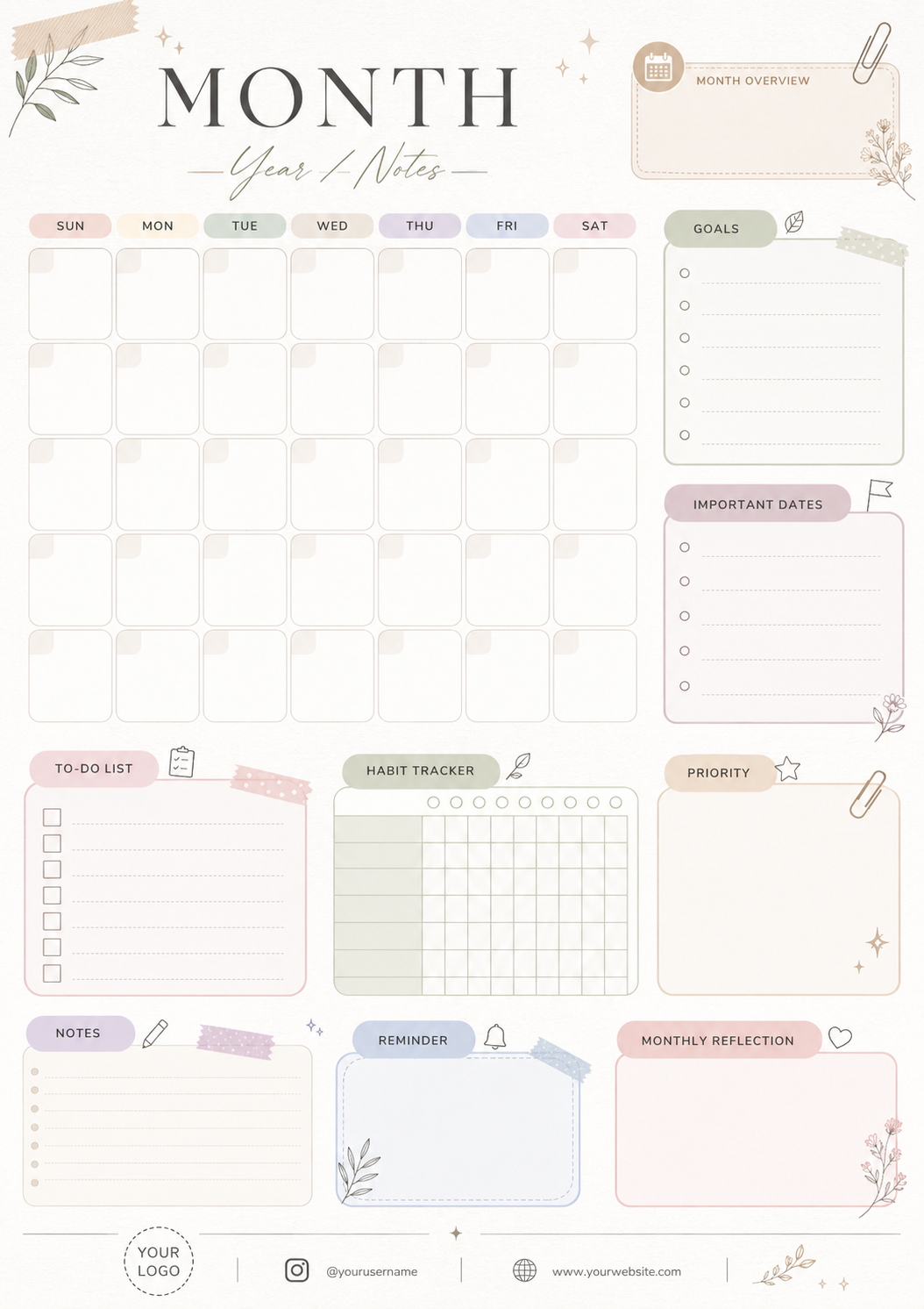 Beautiful Printable Planner Pages For Students ✨ Boost your productivity using Printable Planner Templates created to simplify organization, time management and personal planning. 🚀 💙 Get Instant Download Access #PrintablePlanners #InstantDownload #PlannerPages #Productivity #PlannerAddict