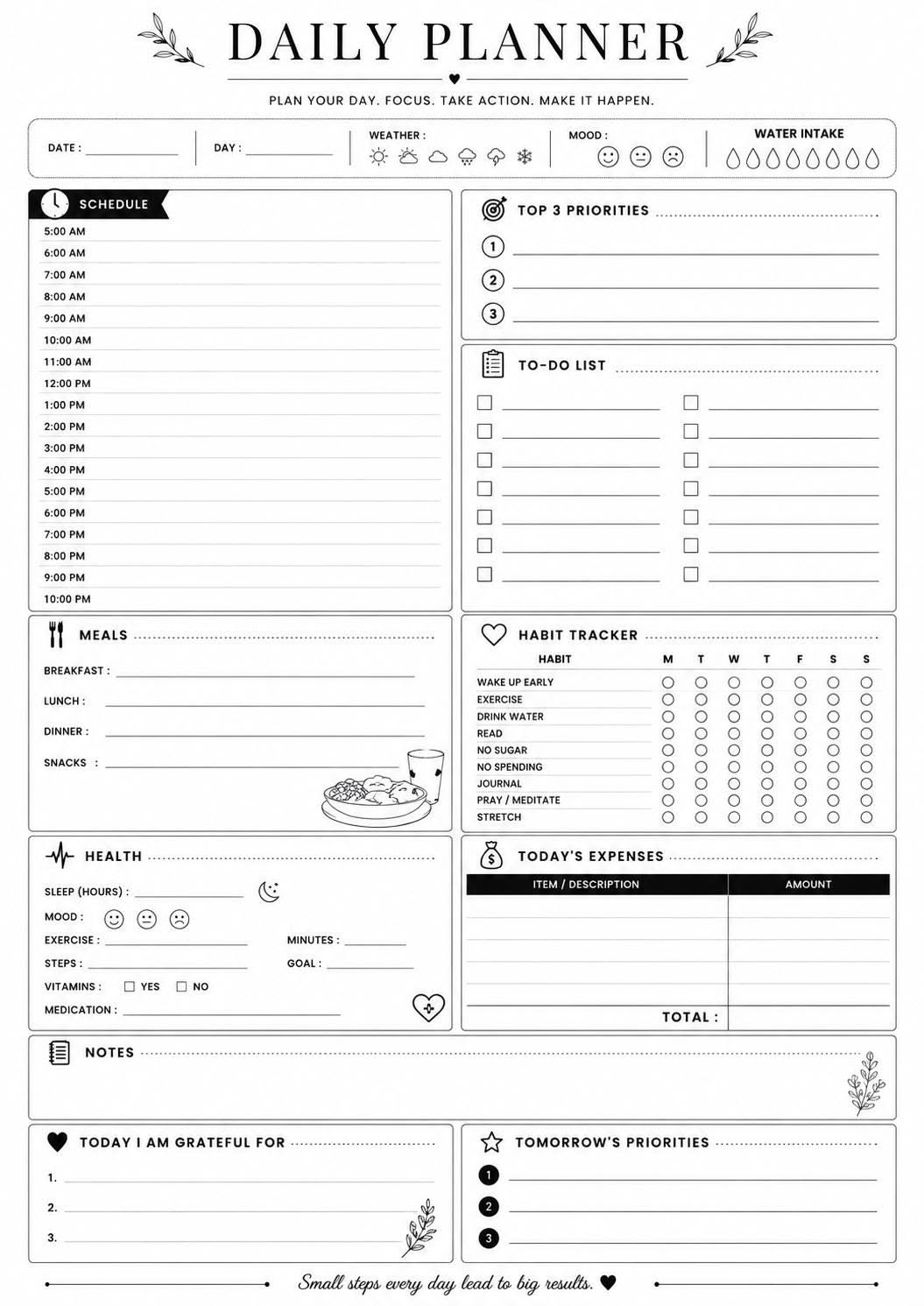 Ultimate Printable Planner Pages For Productivity ✨ Plan smarter using Printable Planner Templates created to simplify organization, time management and personal planning. 🚀 📥 Download Your Favorite Planner Today #PrintablePlanners #DigitalDownload #PlannerPages #Organization #GoalPlanner